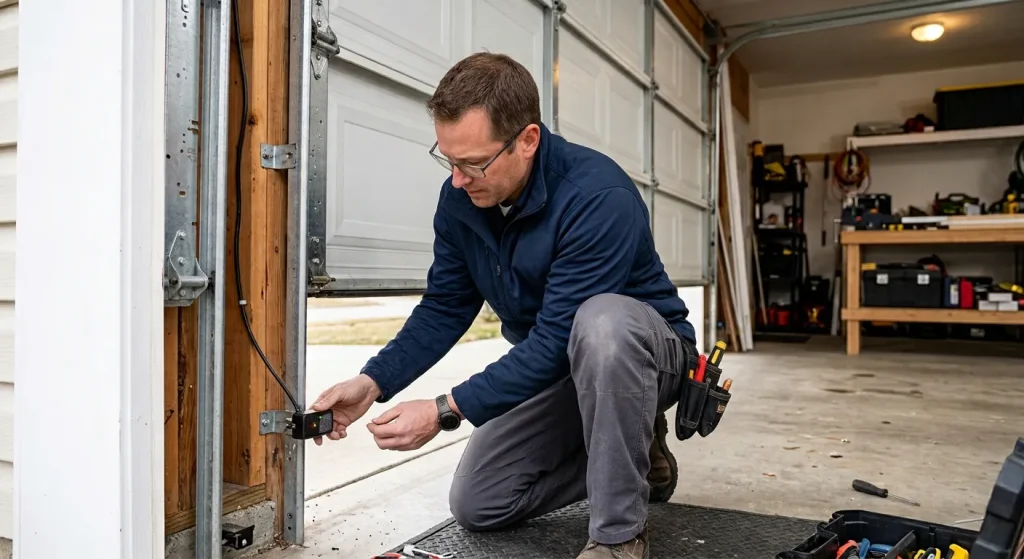 How to Tell if Garage Door Sensor Lights Are Misaligned