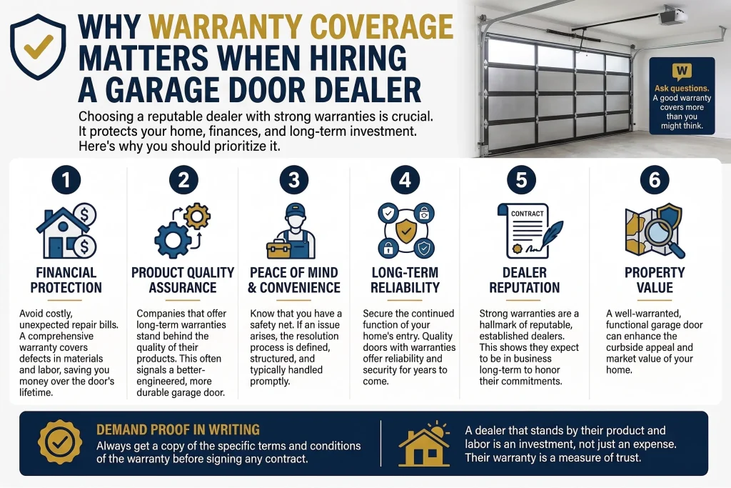 Why Warranty Coverage Matters When Hiring a Garage Door Dealer