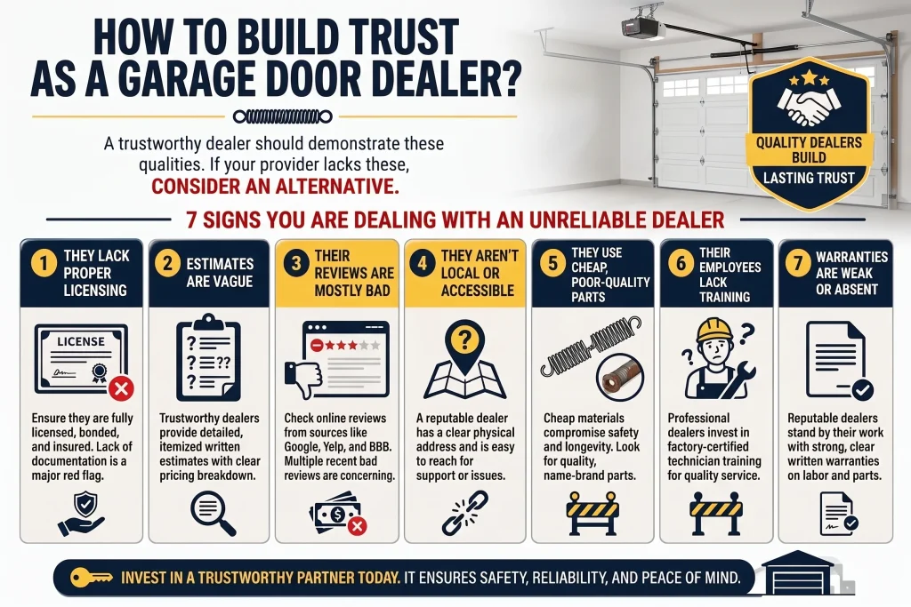 Best Practices for Building Trust as a Garage Door Dealer