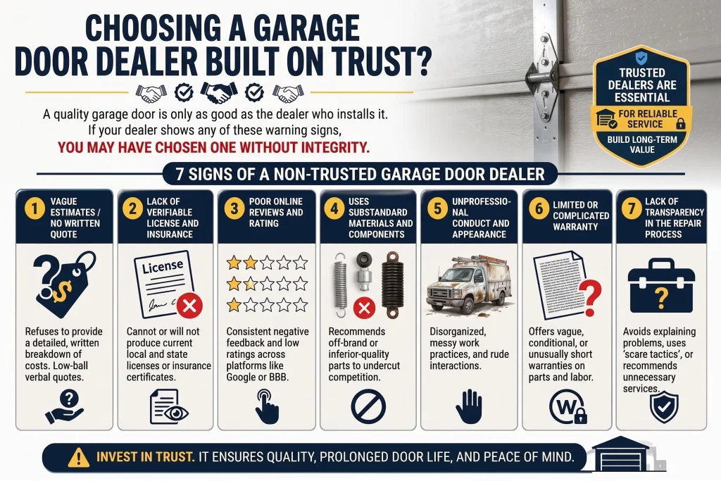 Choosing a Garage Door Dealer Built on Trust