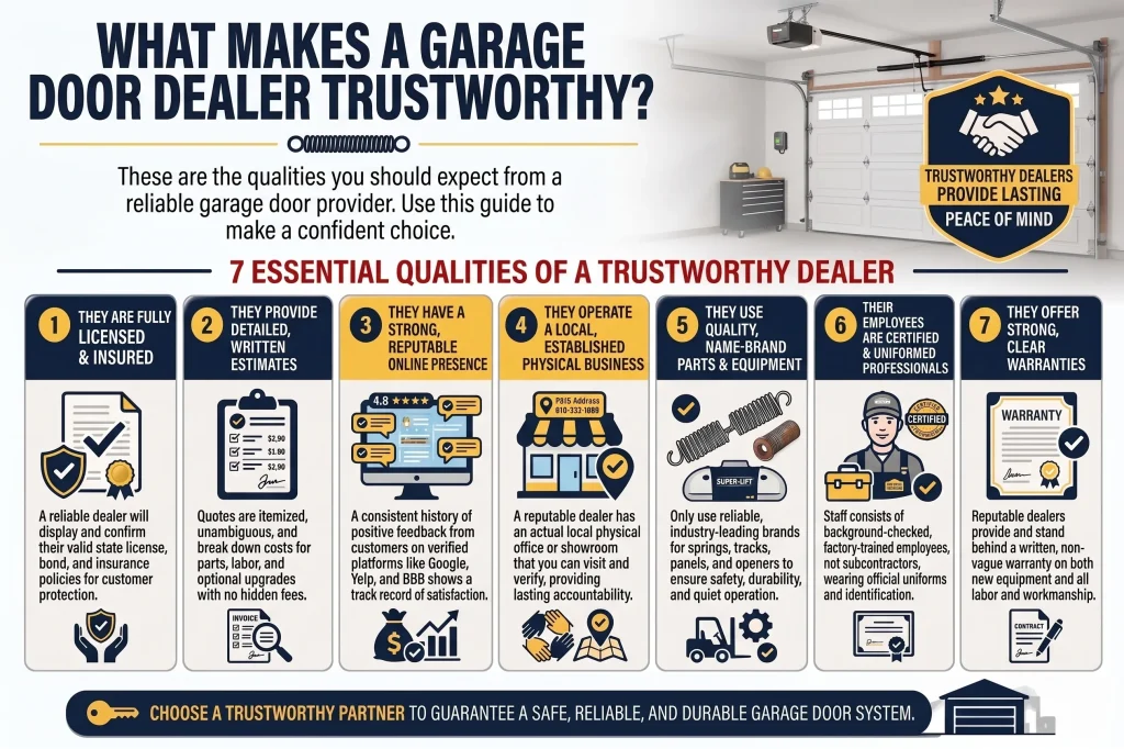 What Makes a Garage Door Dealer Trustworthy
