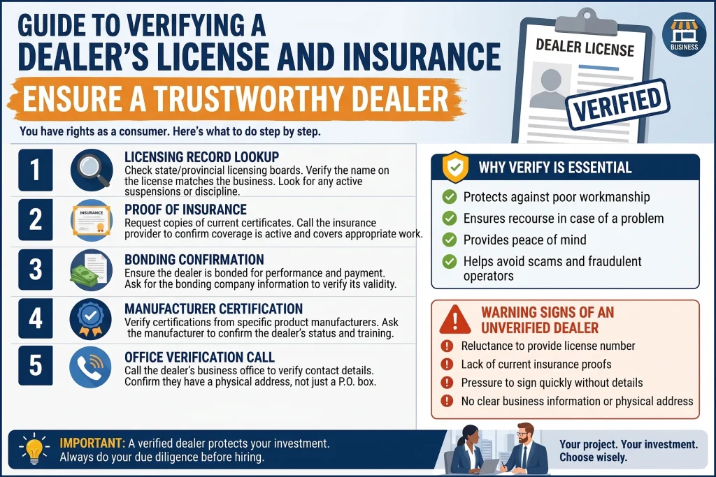 Steps to Verify a Dealer’s License and Insurance