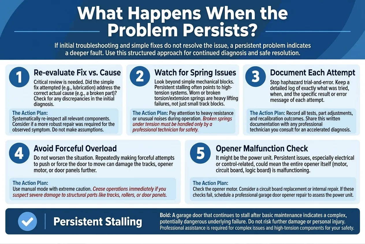 What Happens When the Problem Persists?